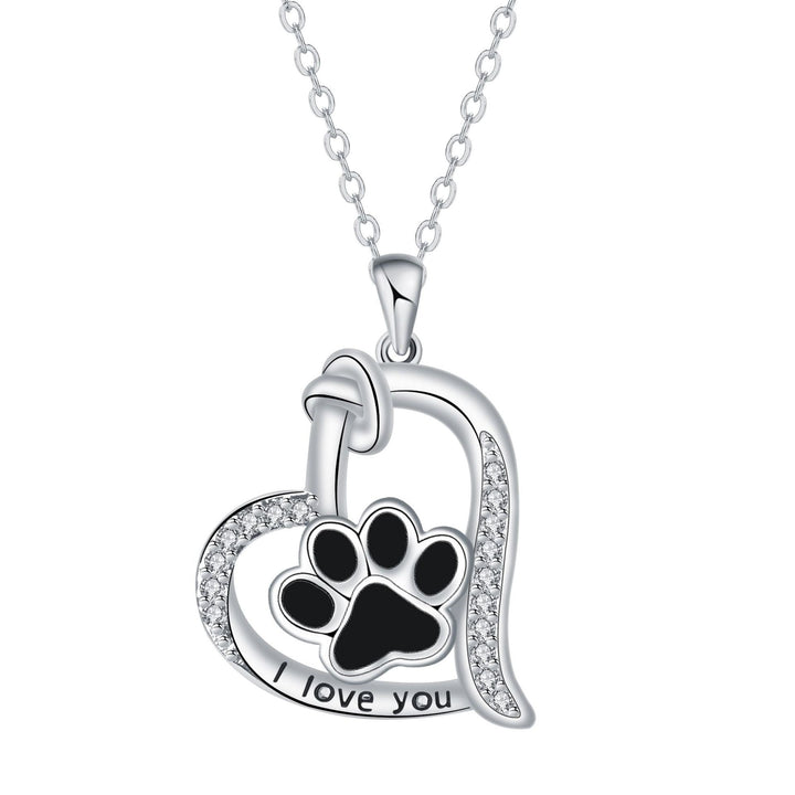 Heart & Paw Necklace - A Memory of Loyal Companions