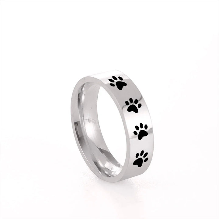 Paw Ring Made of Stainless Steel – Symbolic Jewelry for Animal Lovers