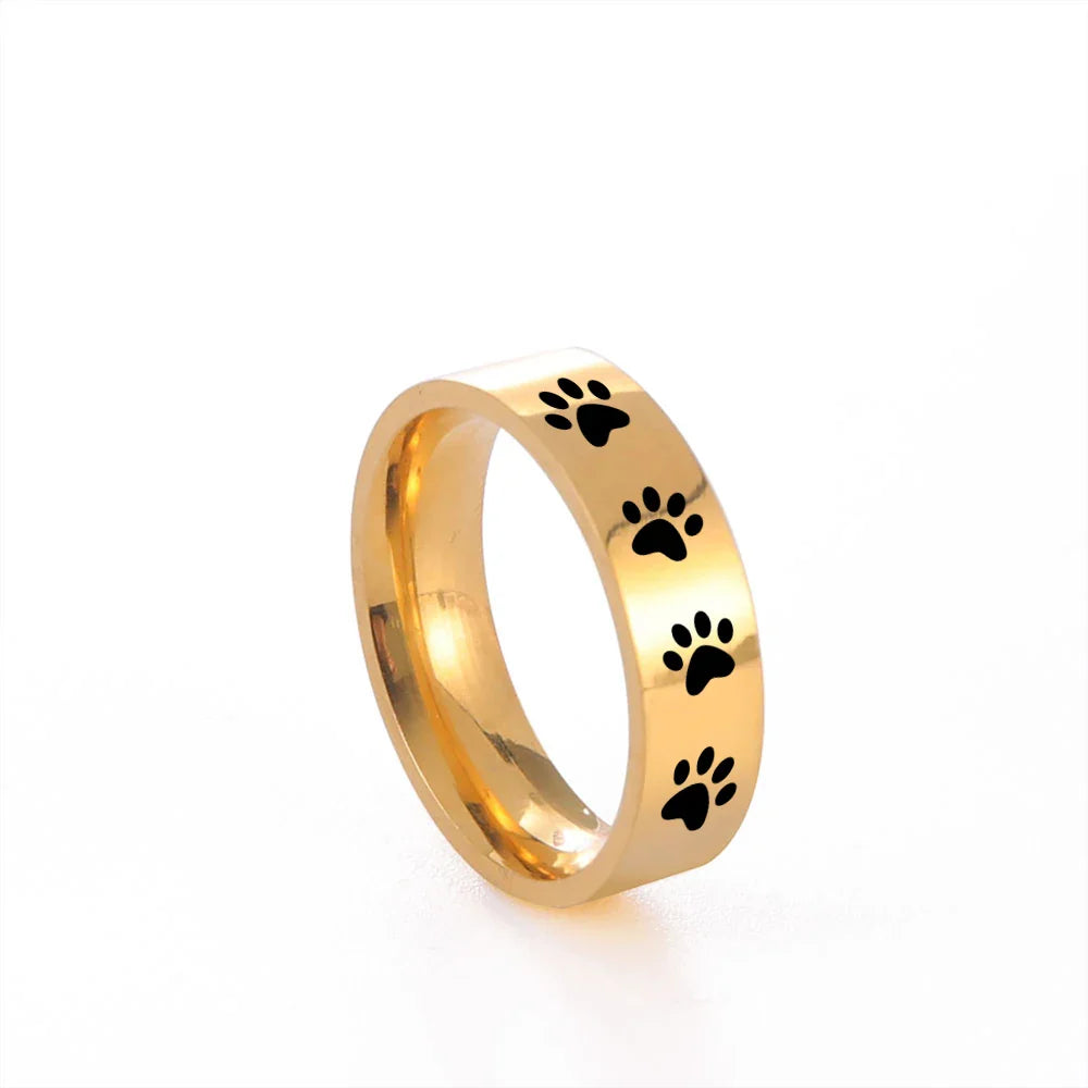 Paw Ring Made of Stainless Steel – Symbolic Jewelry for Animal Lovers