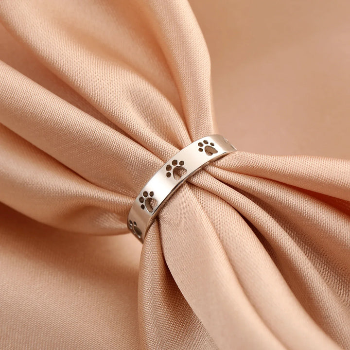 Paw Ring in Stainless Steel for Women