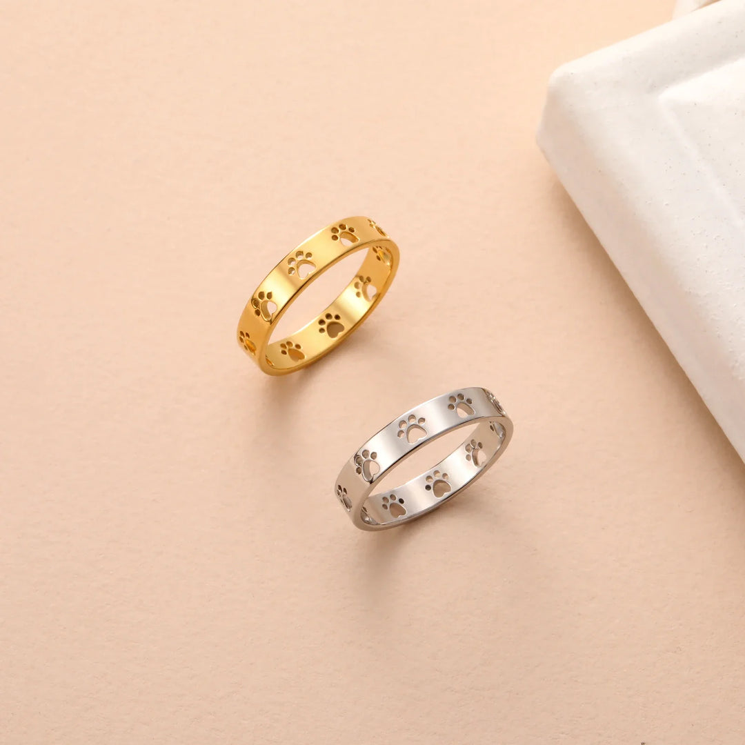 Paw Ring in Stainless Steel for Women
