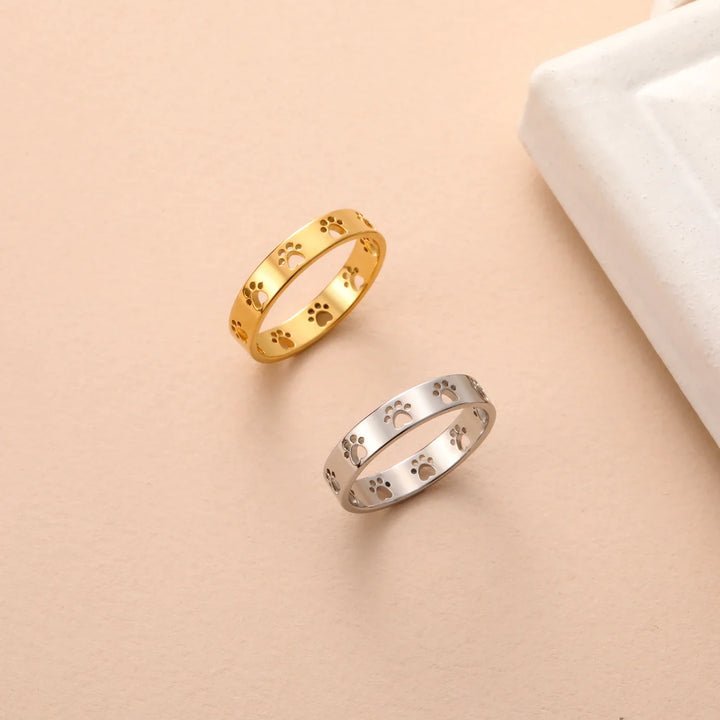 Paw Ring in Stainless Steel for Women